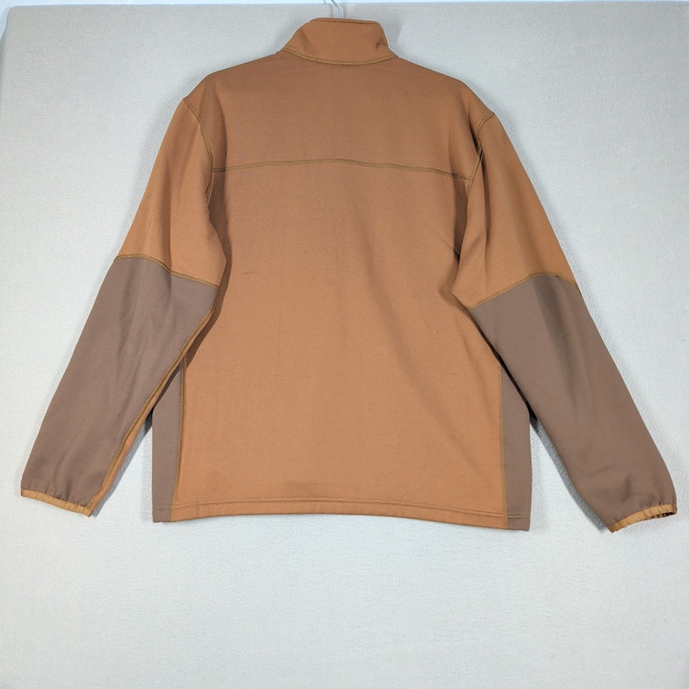 Filson Pullover Mens XL Brown Wool Blend 1/4 Zip Fleece Jacket Outdoor CC Filson - Picture 2 of 13